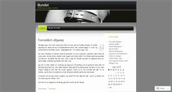 Desktop Screenshot of bundet.wordpress.com