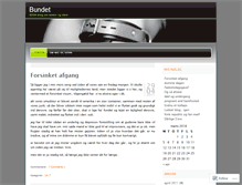 Tablet Screenshot of bundet.wordpress.com