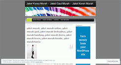Desktop Screenshot of jaketgaulmurah.wordpress.com