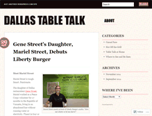 Tablet Screenshot of dallastabletalk.wordpress.com