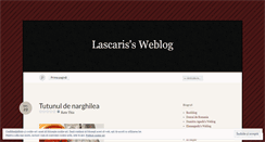 Desktop Screenshot of lascaris.wordpress.com