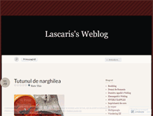Tablet Screenshot of lascaris.wordpress.com