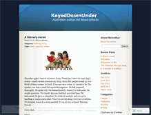 Tablet Screenshot of keyeddownunder.wordpress.com