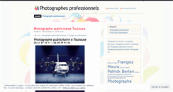 Desktop Screenshot of photographeprofessionnel.wordpress.com