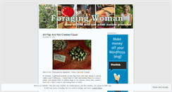 Desktop Screenshot of foragingwoman.wordpress.com