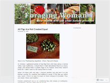 Tablet Screenshot of foragingwoman.wordpress.com
