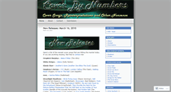 Desktop Screenshot of coverbynumbers.wordpress.com