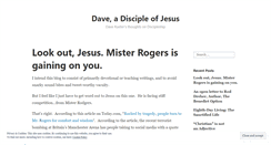 Desktop Screenshot of discipledave.wordpress.com