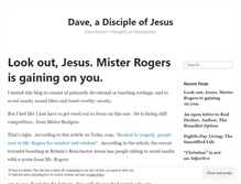 Tablet Screenshot of discipledave.wordpress.com