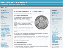 Tablet Screenshot of notemaslaverdad.wordpress.com