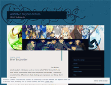 Tablet Screenshot of addictedtoyourdictum.wordpress.com