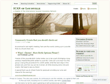 Tablet Screenshot of icanoflouisville.wordpress.com