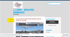 Desktop Screenshot of ljlewisjournalist.wordpress.com