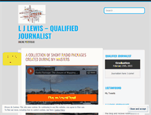Tablet Screenshot of ljlewisjournalist.wordpress.com