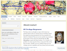Tablet Screenshot of kayehargreaves1.wordpress.com