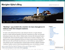 Tablet Screenshot of mariglengjika.wordpress.com
