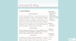 Desktop Screenshot of consuprofe.wordpress.com