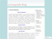 Tablet Screenshot of consuprofe.wordpress.com