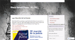 Desktop Screenshot of blackheraldpressblog.wordpress.com