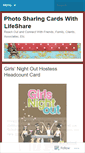 Mobile Screenshot of lifesharecards.wordpress.com