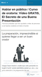 Mobile Screenshot of hablarenpublico9.wordpress.com