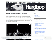 Tablet Screenshot of hardbopjazzjournal.wordpress.com