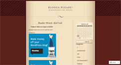 Desktop Screenshot of bloggaplease.wordpress.com