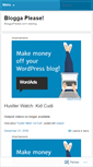 Mobile Screenshot of bloggaplease.wordpress.com