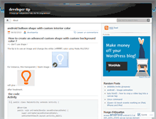 Tablet Screenshot of developertip.wordpress.com