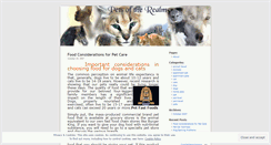 Desktop Screenshot of petsoftherealm7.wordpress.com