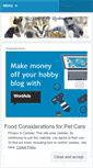 Mobile Screenshot of petsoftherealm7.wordpress.com