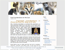 Tablet Screenshot of petsoftherealm7.wordpress.com