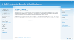 Desktop Screenshot of aiohmy.wordpress.com