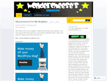 Tablet Screenshot of crazy4cheez.wordpress.com