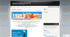 Desktop Screenshot of consultas80y90.wordpress.com