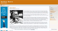 Desktop Screenshot of goldenbeers.wordpress.com