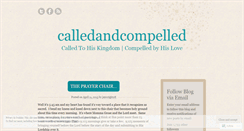 Desktop Screenshot of calledandcompelled.wordpress.com