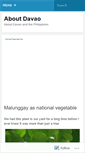 Mobile Screenshot of aboutdavao.wordpress.com