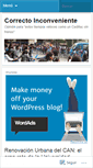 Mobile Screenshot of correctoinconveniente.wordpress.com