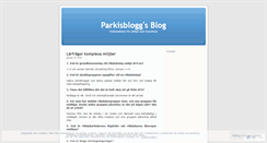 Desktop Screenshot of parkisblogg.wordpress.com
