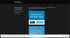 Desktop Screenshot of allblacksrule.wordpress.com