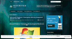 Desktop Screenshot of jesunited.wordpress.com