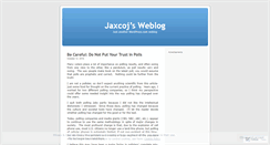 Desktop Screenshot of jaxcoj.wordpress.com