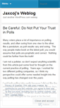 Mobile Screenshot of jaxcoj.wordpress.com