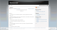 Desktop Screenshot of horadelalectura.wordpress.com