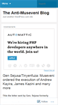 Mobile Screenshot of antimuseveni.wordpress.com