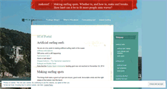 Desktop Screenshot of makesurf.wordpress.com