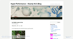 Desktop Screenshot of keardy.wordpress.com