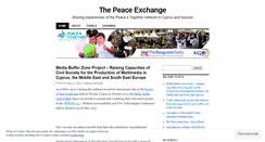 Desktop Screenshot of peacexchange.wordpress.com