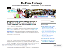 Tablet Screenshot of peacexchange.wordpress.com